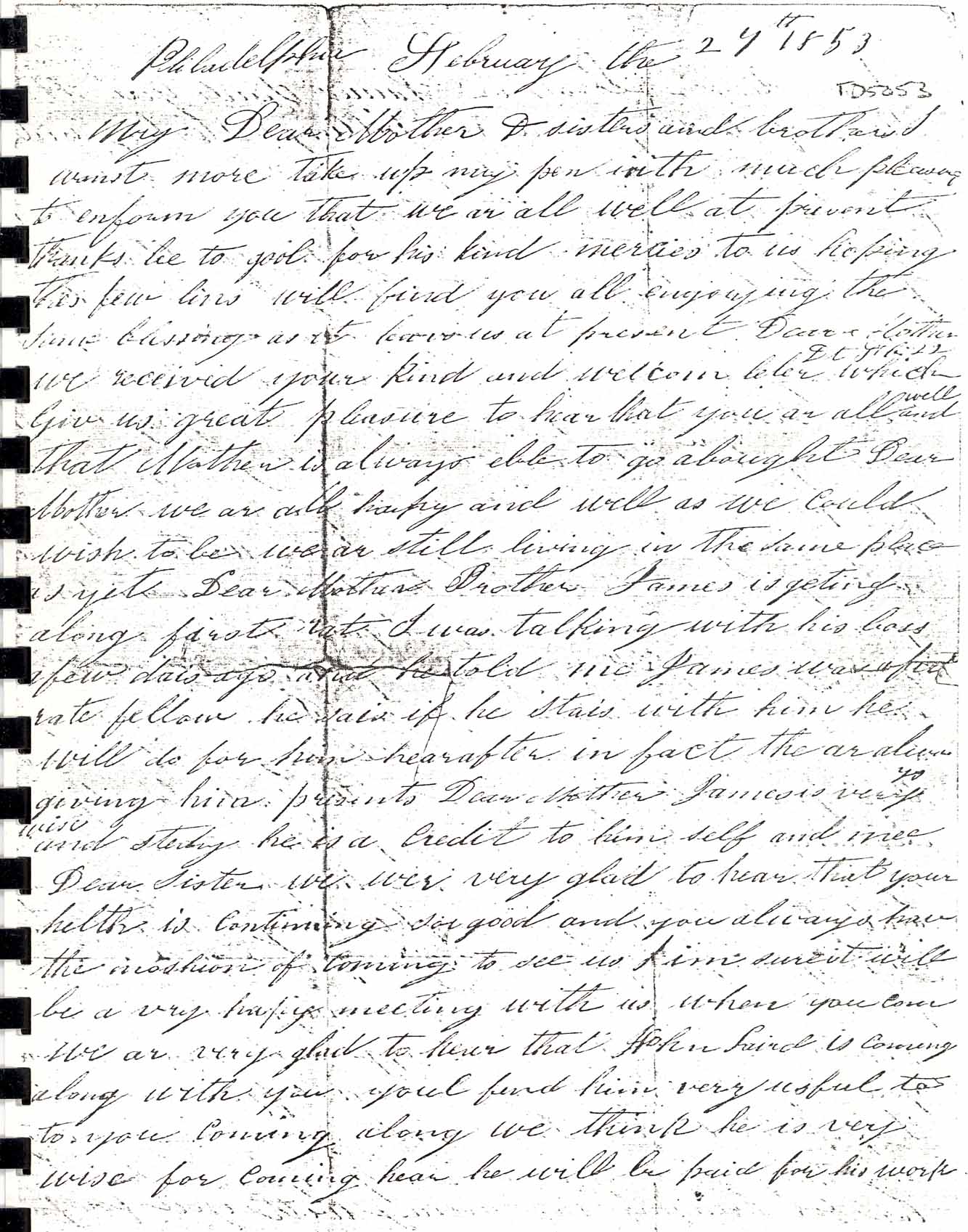 Elagh Laird - Letter 2 Page 1